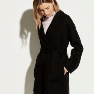 VINCE Belted Wool/Cashmere Coat in XS